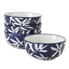 Juego de 4 Cuencos para Cereal Gibson Home 14cm con Dise&ntilde;o Floral