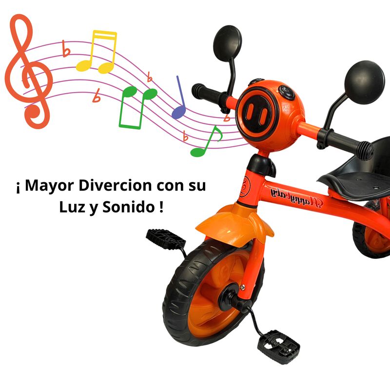 Triciclo Infantil con Luz y Sonido, 3 a 5 A&ntilde;os ... image number null
