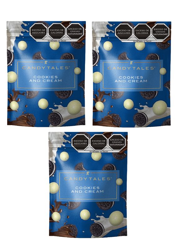 Cookies and Cream 100 gr  - 3 piezas de 100gr c... image number null