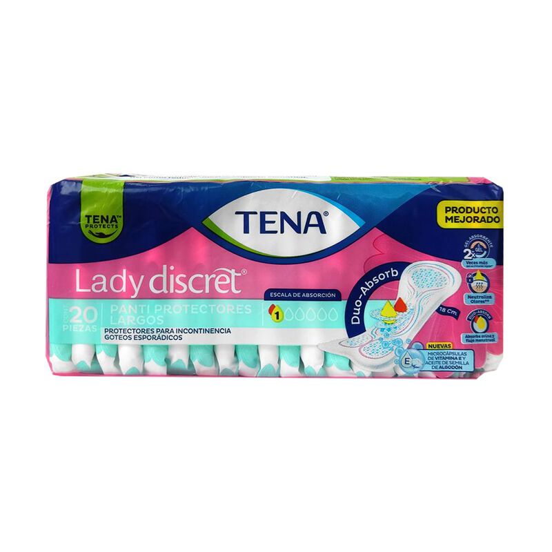 Tena Toallas Lady Discret Duo-absorb 20pzs image number null