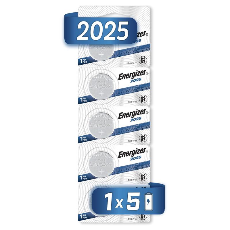 100 Pilas Energizer de Bot&oacute;n 2025 Tira con 5 image number null