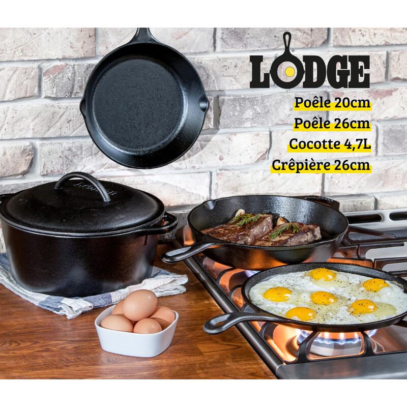 Juego de Utensilios de Cocina Lodge Seasoned, H... image number null