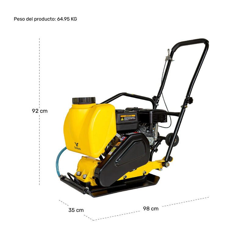 Placa Compactadora Cemento Concreto Gasolina 6.... image number null