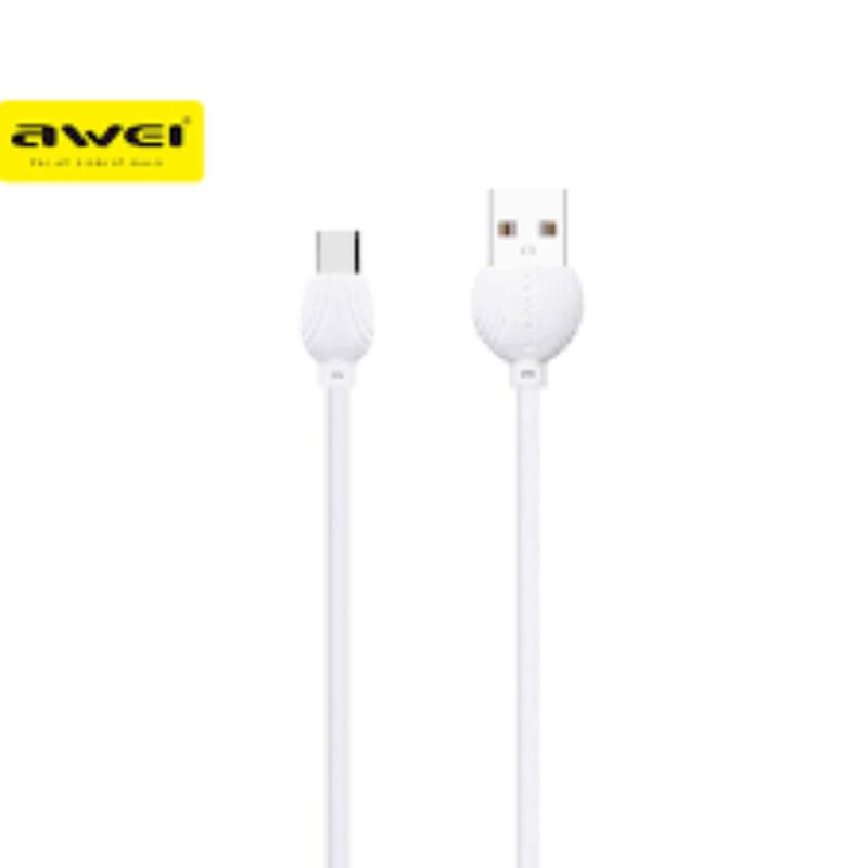 Awei Cl-61t Cable De Carga Tipo C (blanco) image number null