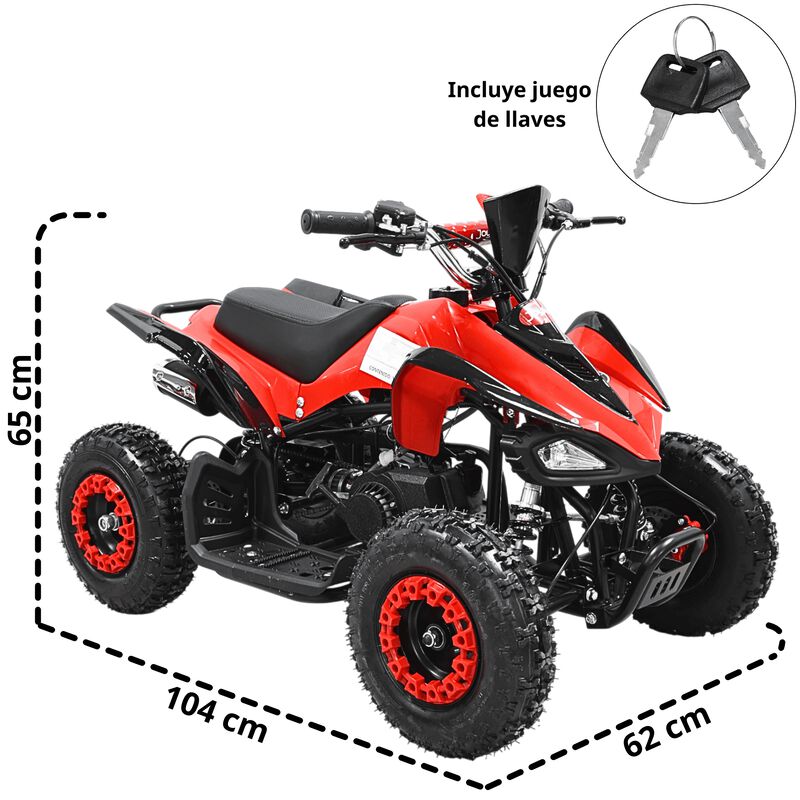 Cuatrimoto a Gasolina 49 cc 2T Arranque Manual ... image number null