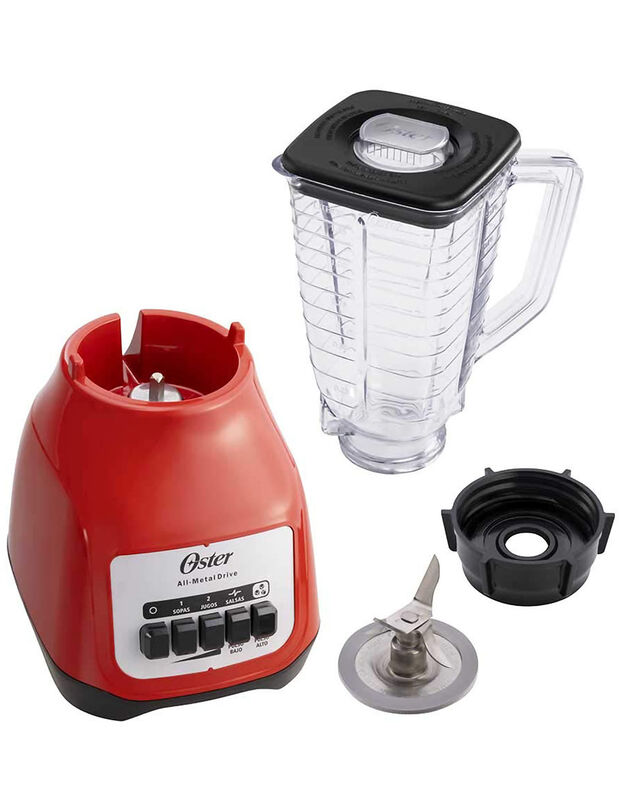 Licuadora Oster Kaliman 1.25 Litros Botones Roj... image number null