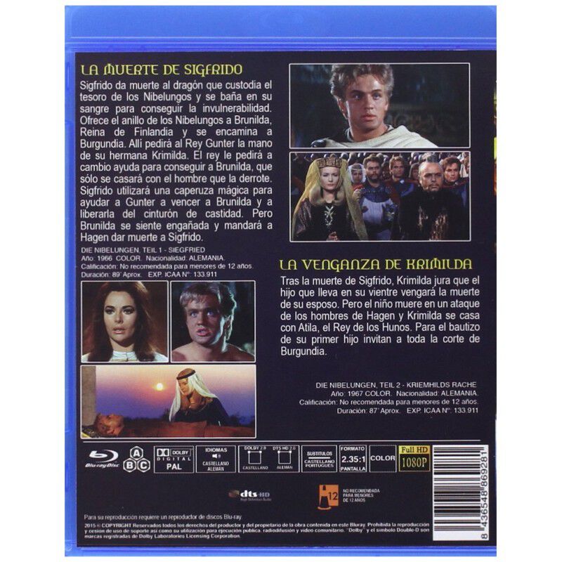Los Nibelungos [blu-ray] (1966) Los Nibelungos,... image number null