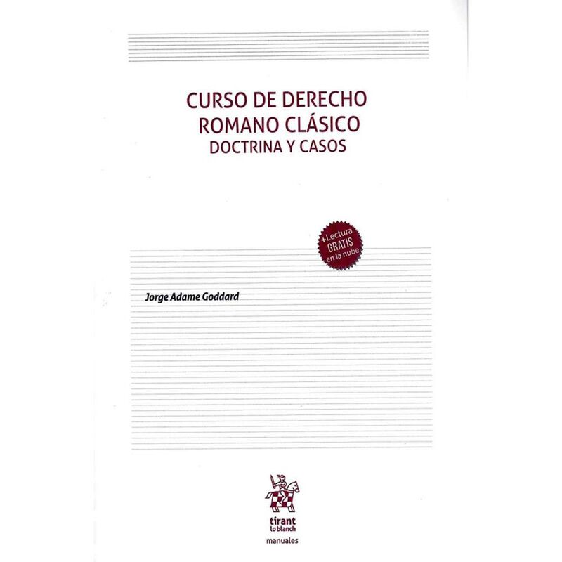 Curso De Derecho Romano Cl&aacute;sico Doctrina Y Caso... image number null