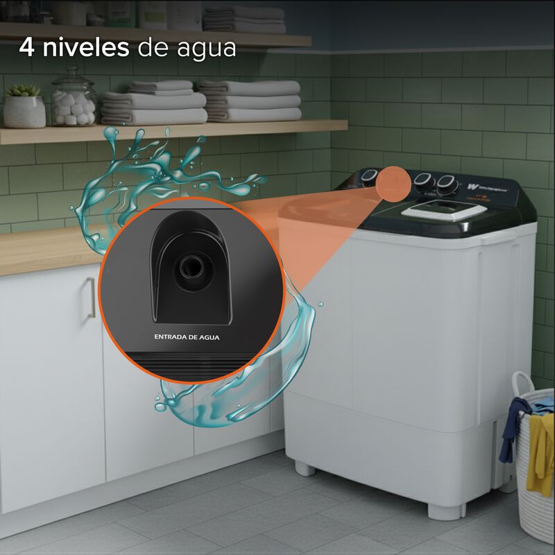 White Westinghouse Lavadora Doble Tina 13 Kg  4... image number null