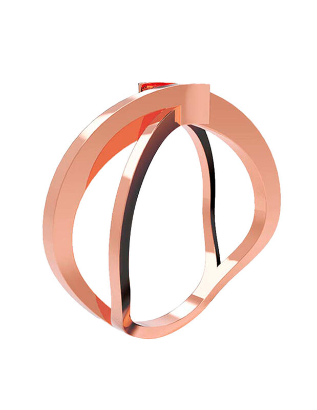 Anillo de Compromiso en Oro de 10K con Circonia... image number null