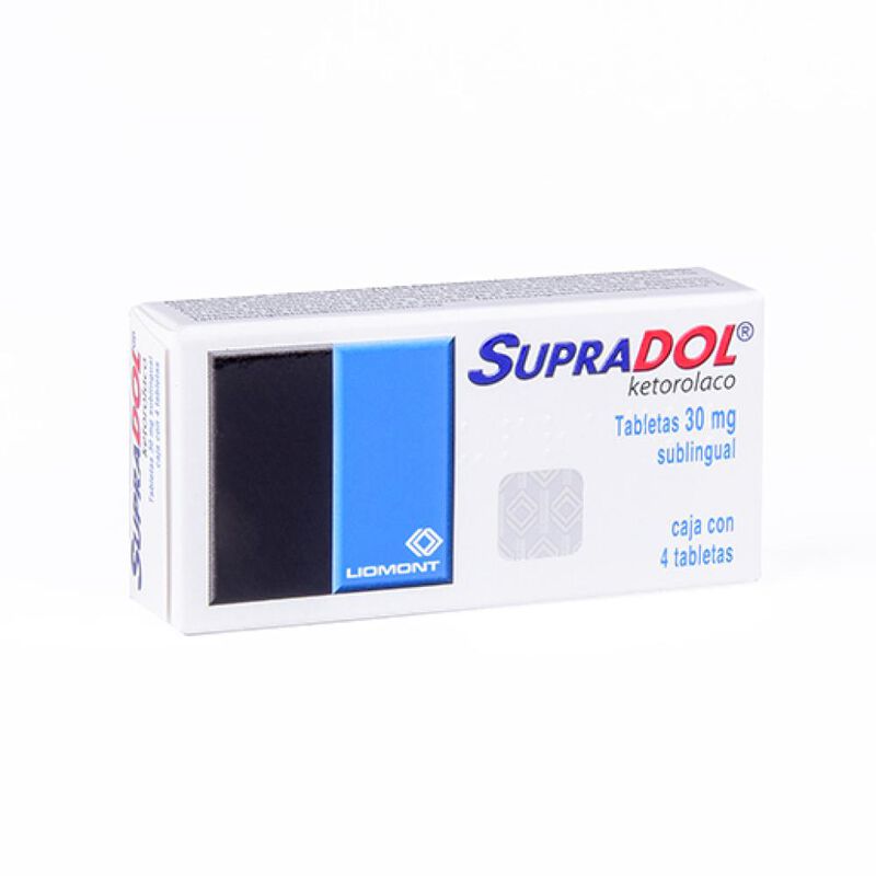 Supradol - Sublingual 30 Mg 4 Tableta(s) image number null