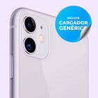 Iphone 11 Reacondicionado 64Gb Morado + Cargador Gen&eacute;rico