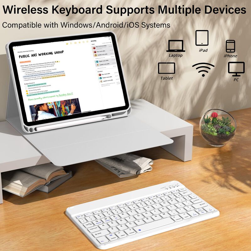 Funda Ipad Con Teclado Kenke Para Ipad 10th Gen... image number null