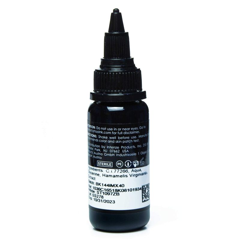 Tinta De Tatuaje Intenze Products Zuper Black 3... image number null