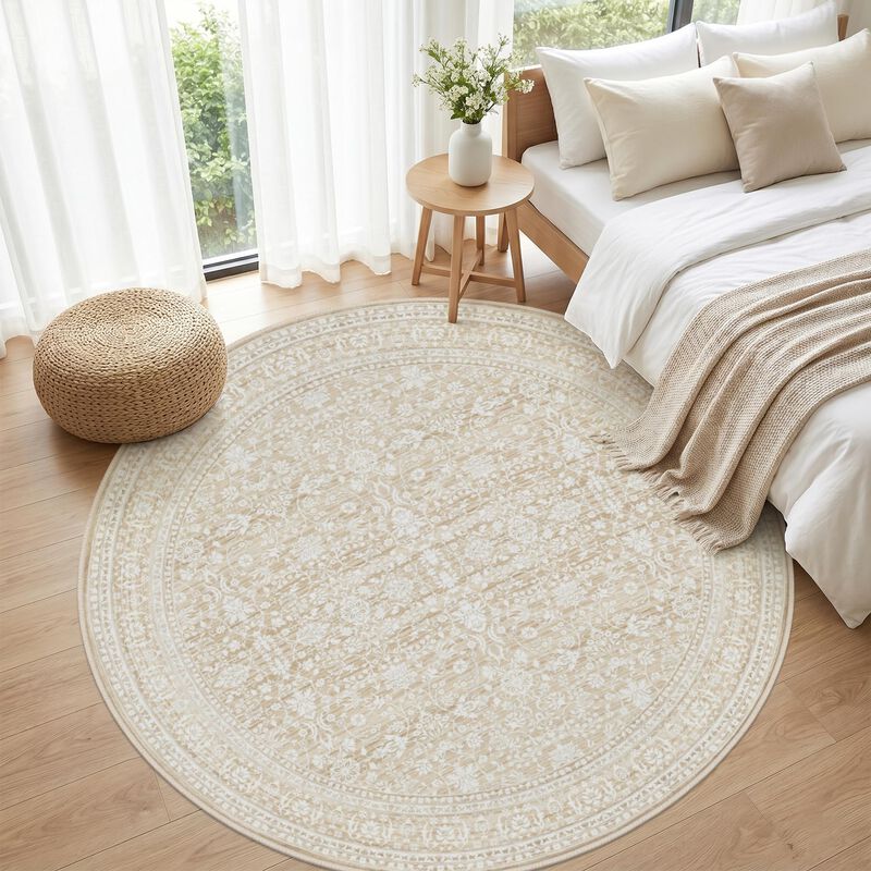 Alfombra Redonda Luxturiy 183 cm Lavable Color ... image number null