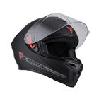 Casco Moto Cerrado FIBRA de NZI certificado DOT Negro Mate. Talla M