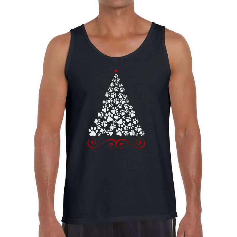 Tank Top Word Art Para Hombre - &Aacute;rbol De Navida... image number null