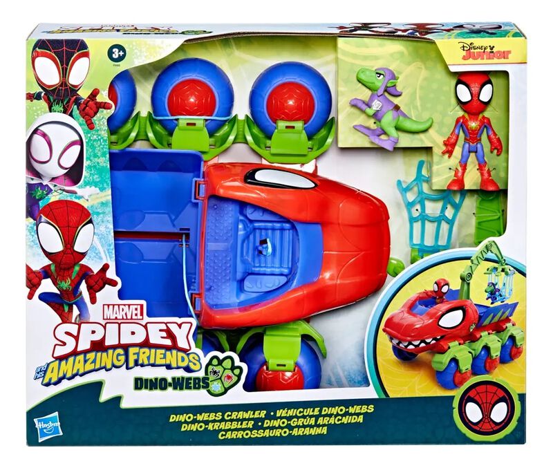 Set De Juego De Dino Gr&uacute;a Ar&aacute;cnida De Spidey An... image number null
