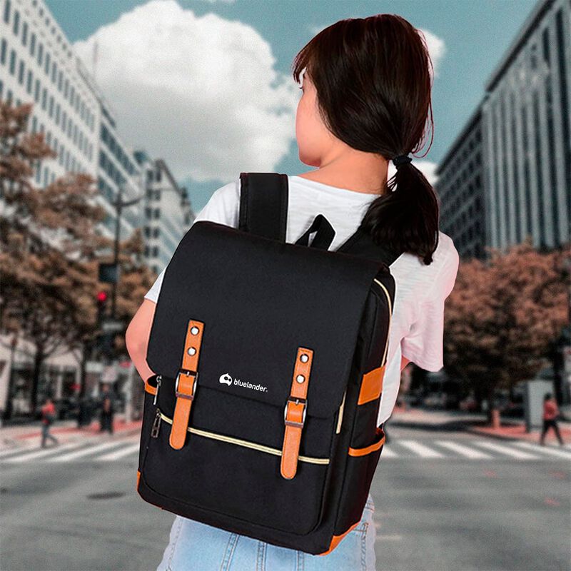 Mochila Antirrobo Negra para Laptop Bluelander image number null