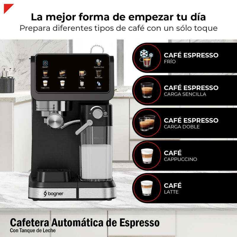 Cafetera Espresso Autom&aacute;tica Frio/caliente 20b ... image number null