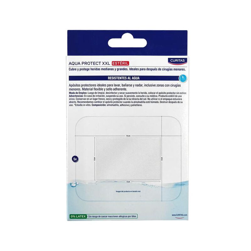 Curitas Aqua Protect Xxl 8 X 10 Cm 5 Ap&oacute;sitos image number null