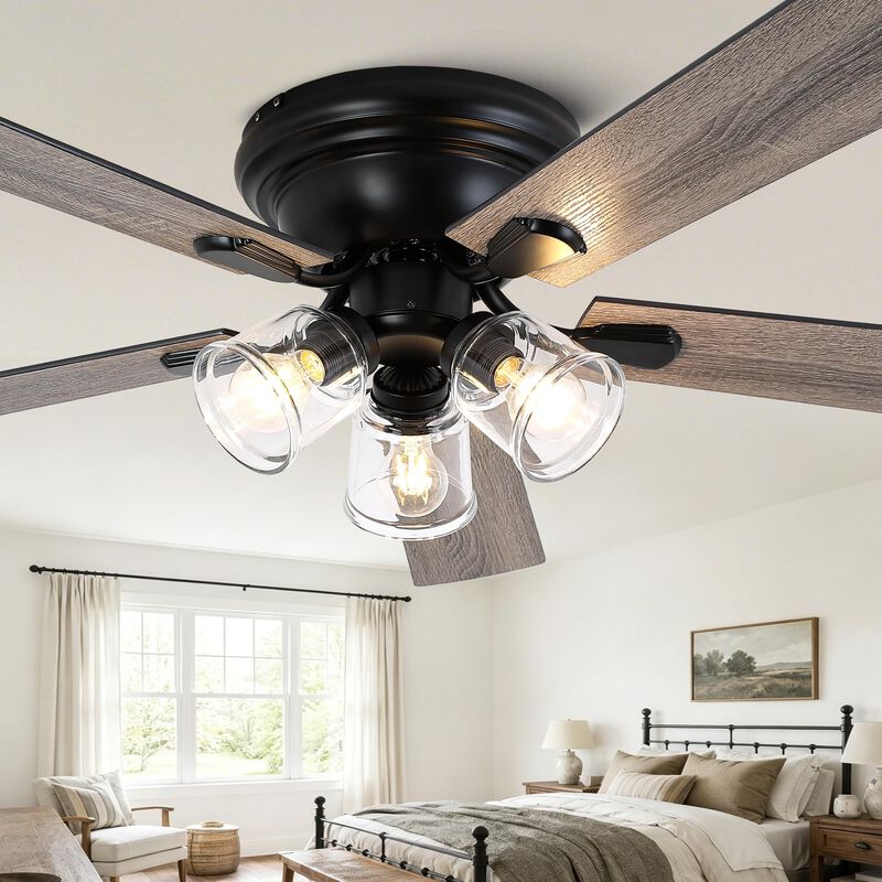 Ventilador De Techo Dawn Whisper 132 cm Con Luc... image number null