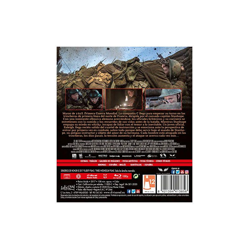 Senderos de honor [Blu-ray] image number null