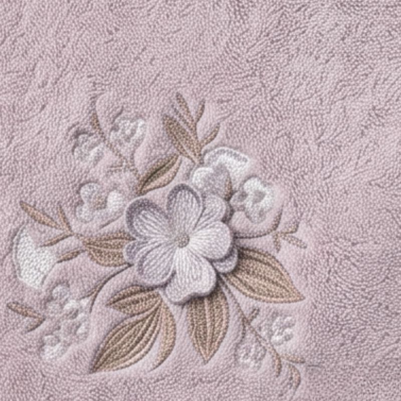 Set De 3 Toallas De Ba&ntilde;o Malva Premium 70x140 C... image number null