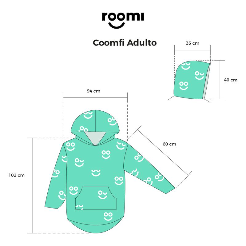 Pijama Adulto Unitalla Sudadera Cobija Roomi Co... image number null