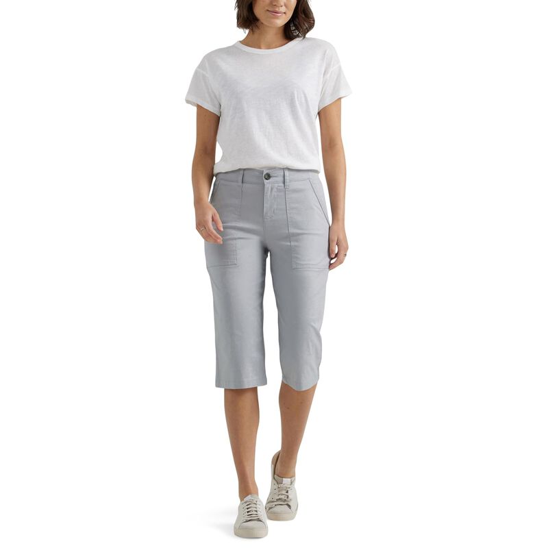 Pantalones Lee Capri Ultra Lux Flex-to-go Gris ... image number null