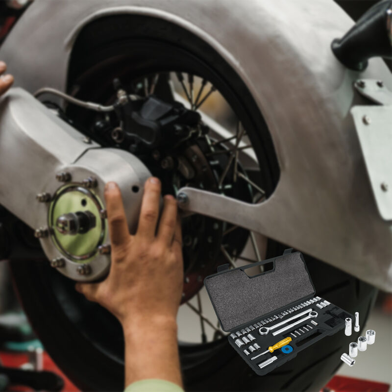 Juego de Herramientas Aksi para auto 52 piezas image number null