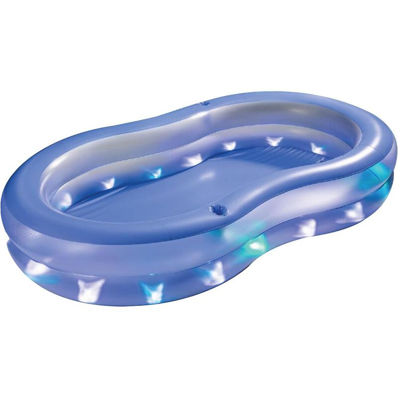 ALBERCA INFLABLE LAGOON CON LUCES LED PLASTICO image number null