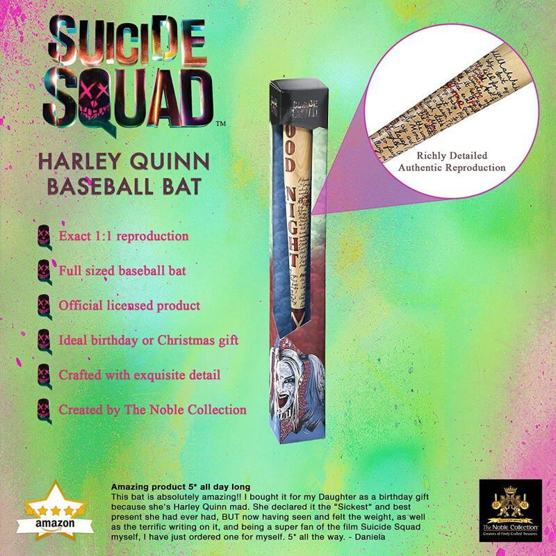 Bate de Beisbol Harley Quinn Escuadr&oacute;n Suicida ... image number null