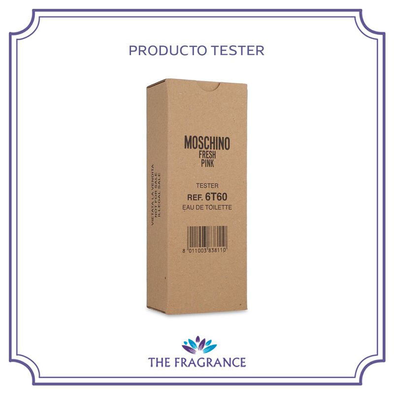 Tester Moschino Fresh Pink 100ml Edt Spray image number null