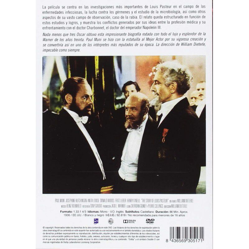 La Tragedia De Louis Pasteur [dvd] image number null