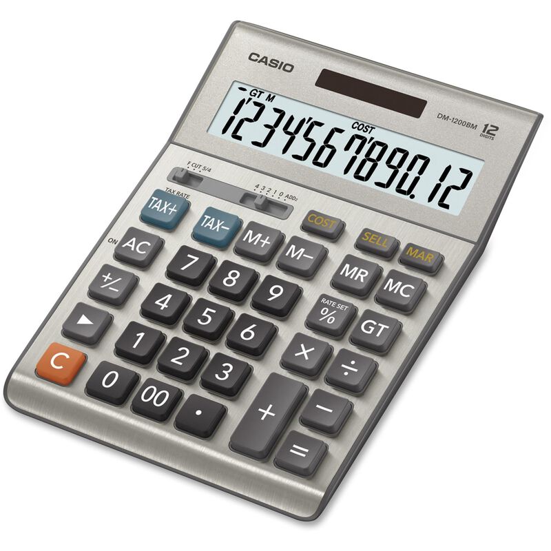 Calculadora De Escritorio Casio Dm-1200bm Con P... image number null