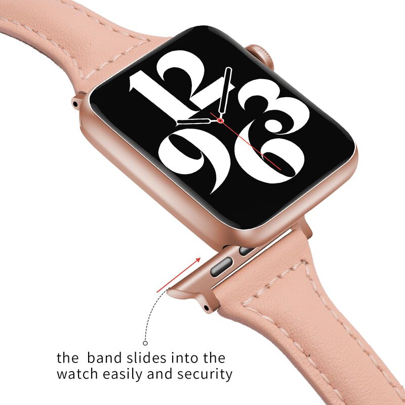 Juego de 2 Correas de Cuero Seure para Apple Wa... image number null