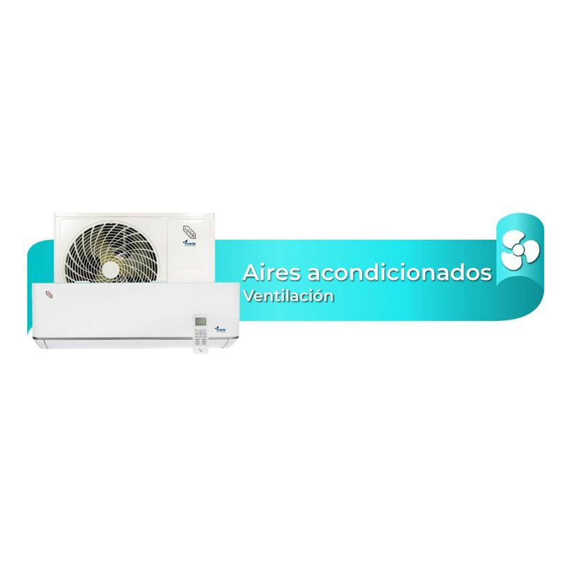 Aire Acondicionado Frio 220 V, 1 Ton, Inverter,... image number null