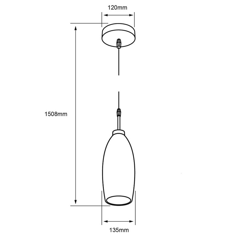 L&aacute;mpara Colgante Lamina De Acero Satinado 20w 1... image number null