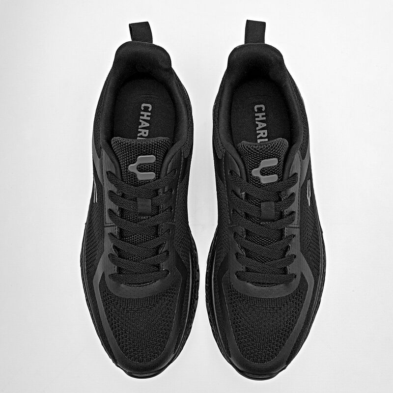Charly Tenis deportivo para hombre negro, walki... image number null