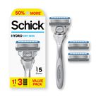 Razor Schick Hydro Dry Skin Con 1 Mango Y 3 Cartuchos