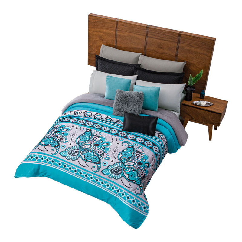 COBERTOR OZZY DAKARI V2 GRIS  KS/XL-QS image number null