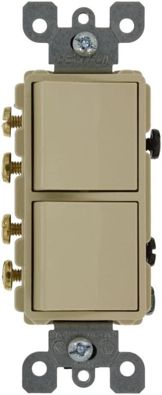 Leviton 20a, 120/277v, Decora Interruptor De Co... image number null