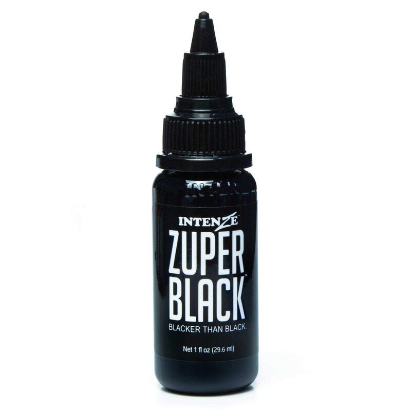 Tinta De Tatuaje Intenze Products Zuper Black 3... image number null