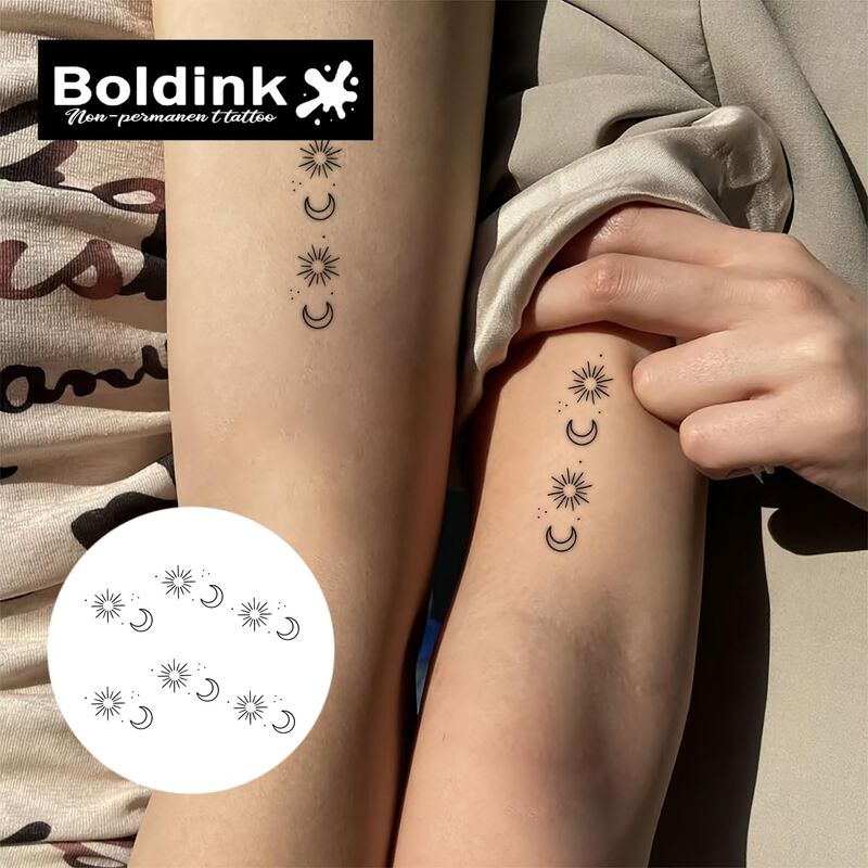 Tatuaje Temporal Boldink Impermeable Y Realista image number null