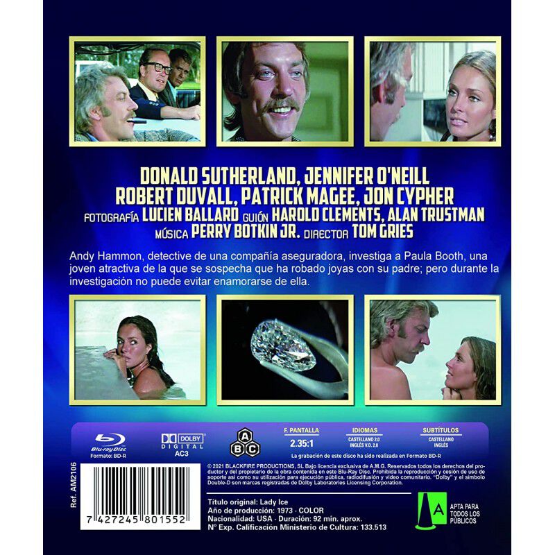 Fr&iacute;a Como Un Diamante [Blu-ray] (1973) Lady Ice image number null