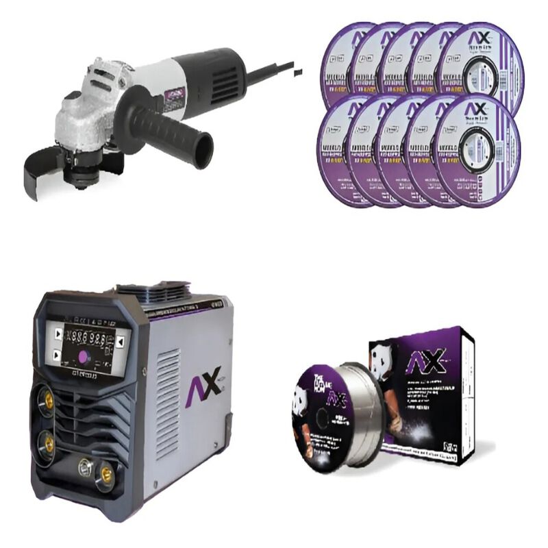 Combo Soldadora Inversor Microalambre 1 Kg / El... image number null