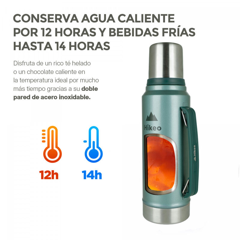 Termo para Caf&eacute; Grande con Taza y Aislante de D... image number null