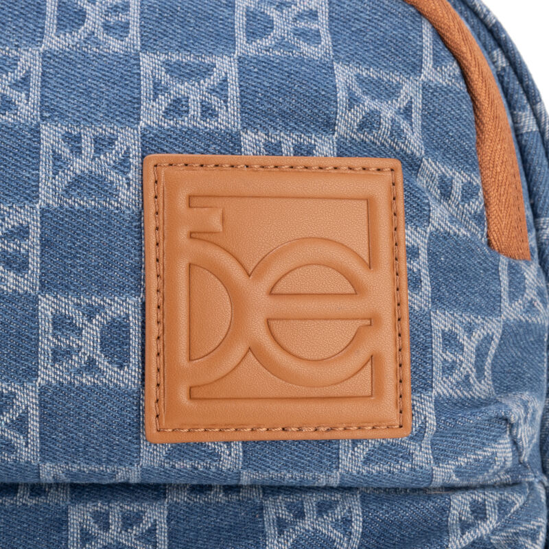 Duffle Bag Grande Con Rubber Color Azul image number null