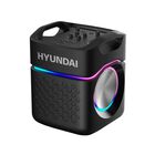Bocina Port&aacute;til Hyundai Hyspbt12 Ipx4 120w Led/usb/bt Negra Syp